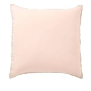 Belgian Flax Linen Contrast Sham Pillow